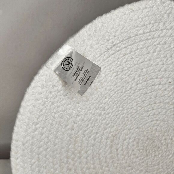 Martha Stewart‎ Fall Pumpkin Placemats Set of 4 15” Round Black White Orange - Picture 5 of 5